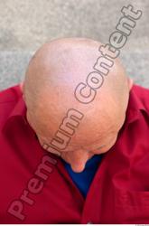 Head Hair Man Casual Slim Overweight Bald Street photo references